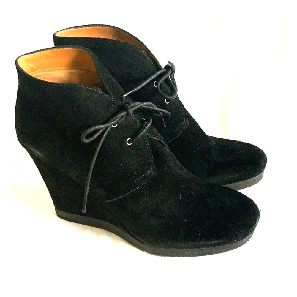 🍂 Nine West black wedge - Picture 1 of 4